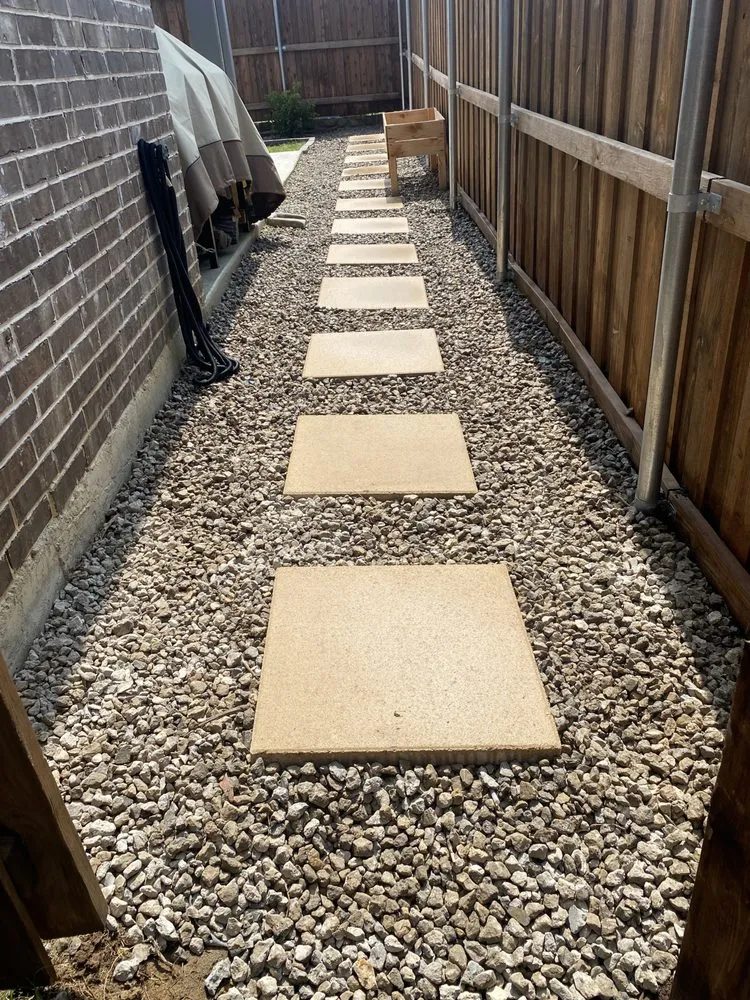 Expert landscape design for residential properties in Haltom City, TX by Bonaventure Stone and Patio