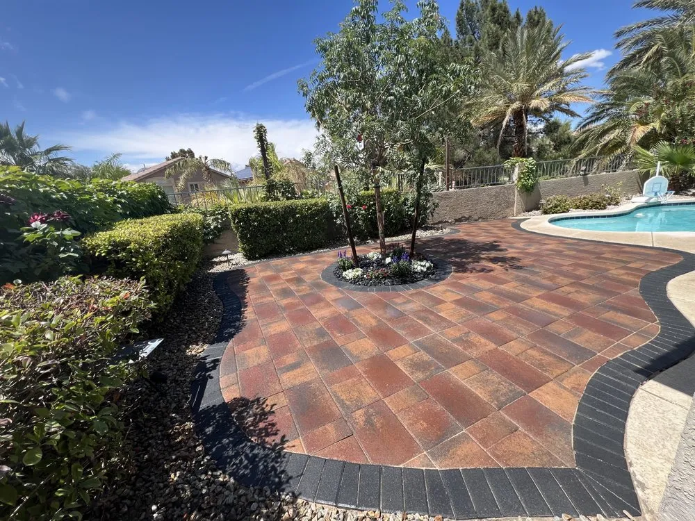 Professional yard maintenance in Las Vegas, NV by Bonilla Landscaping
