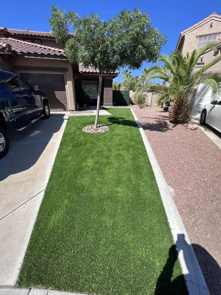 Professional yard cleanup service in Las Vegas, NV by Bonilla Landscaping