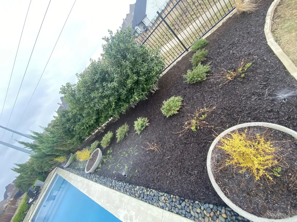 Professional yard maintenance with custom design across Little Elm, TX - Bonilla Lawn and Garden Care