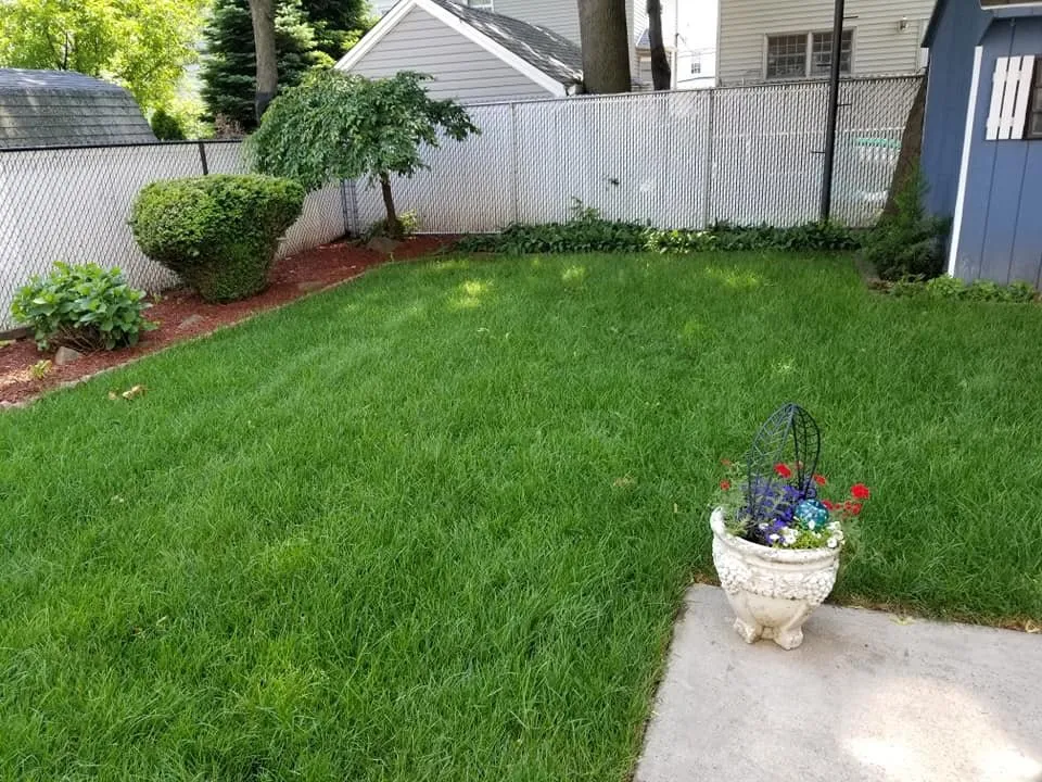 Professional garden landscaping for homes in Bayonne, NJ by Bonilla's Landscaping