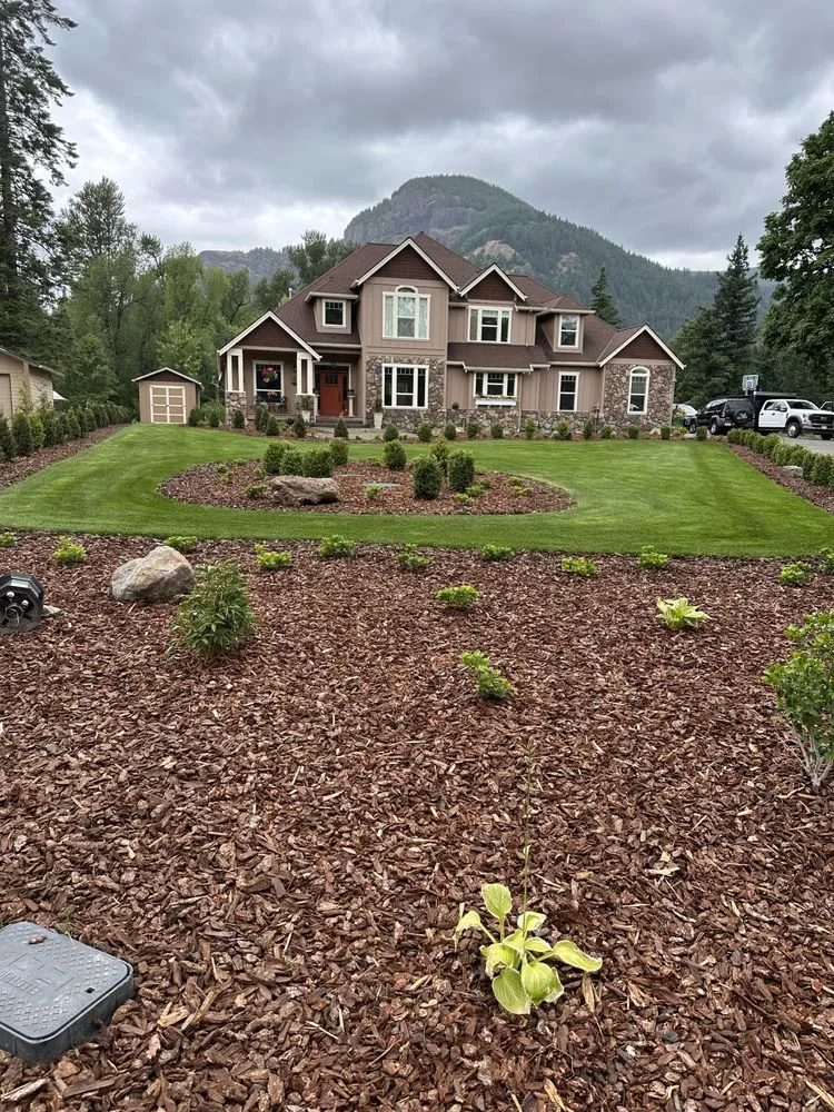 Local outdoor landscaping for residential properties in White Salmon, WA by Boni's Landscaping & Construction