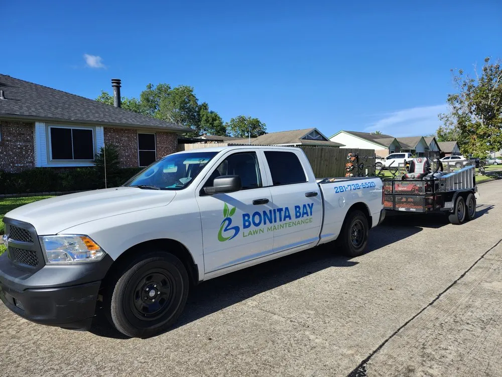 Custom garden landscaping for beautiful yards in La Porte, TX by Bonita Bay Lawn Maintenance