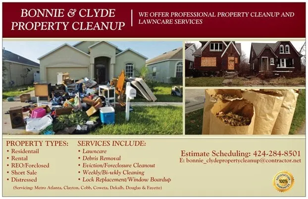 Top-rated garden landscaping in Atlanta, GA - Bonnie & Clyde Property Cleanup