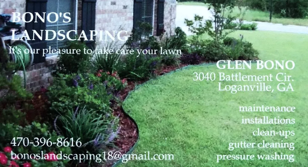 Custom yard cleanup service in Loganville, GA by Bono's Landscaping