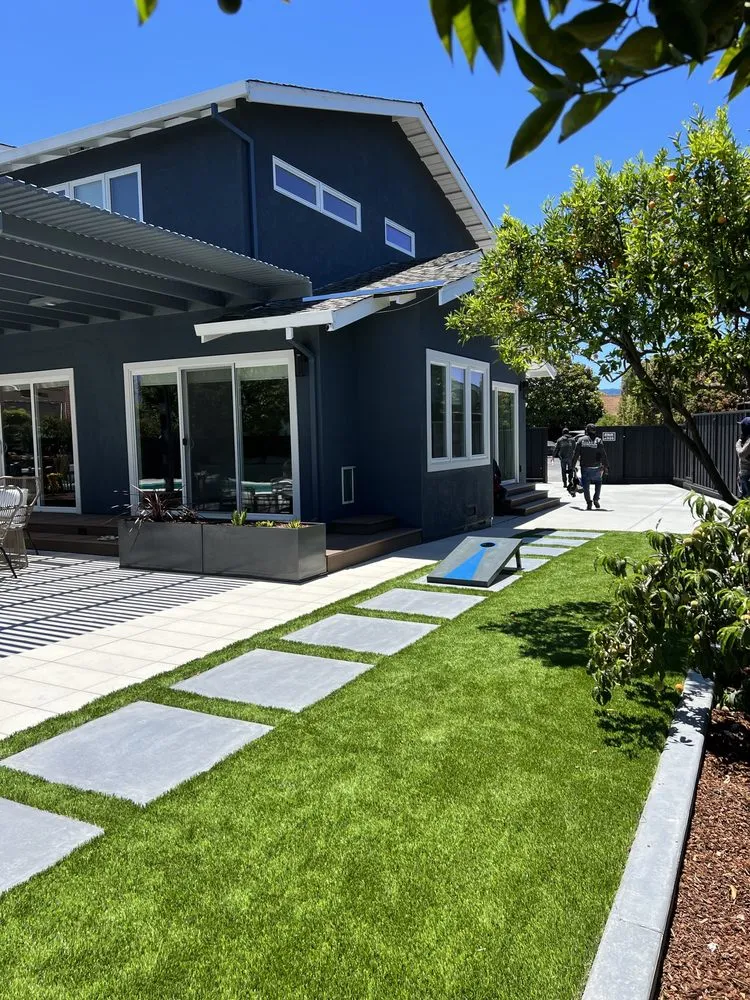 Custom landscape installation in Redwood City, CA - Bonsai Garden Experts