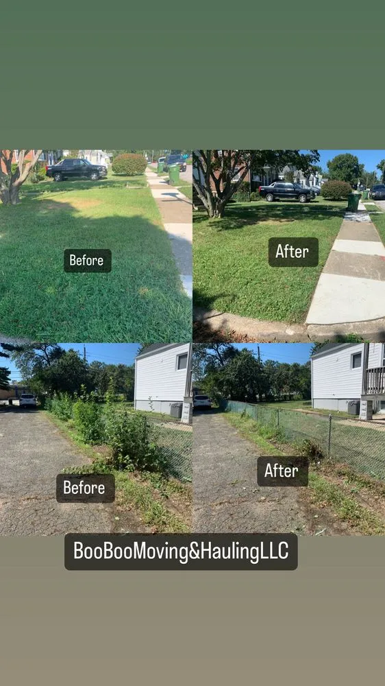 Reliable outdoor landscaping for residential properties across Baltimore, MD - Boo Boo Moving & Hauling