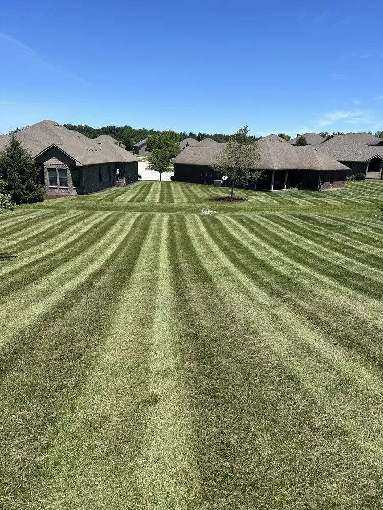 Professional lawn mowing service in Edinburgh, IN by Booker Lawn Care