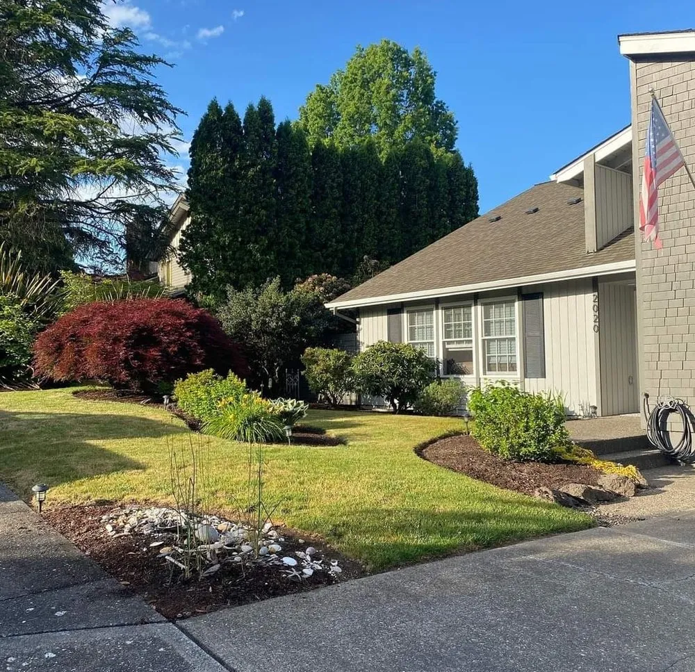 Local landscape installation for homes in West Linn, OR by Boom Baby Handymen