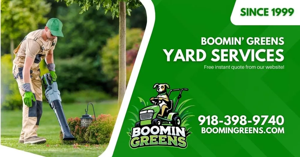 Reliable yard cleanup service in Tulsa, OK - Boomin' Greens Lawn Care