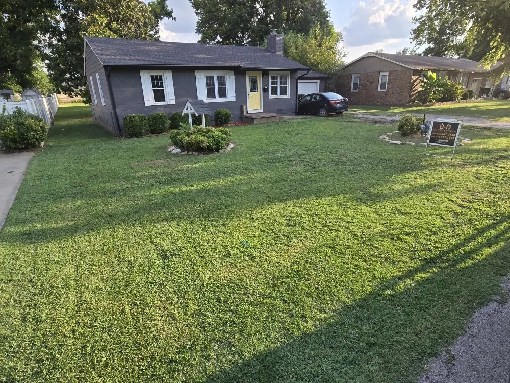 Professional yard cleanup service for outdoor upgrades in Tulsa, OK by Boomin' Greens Lawn Care