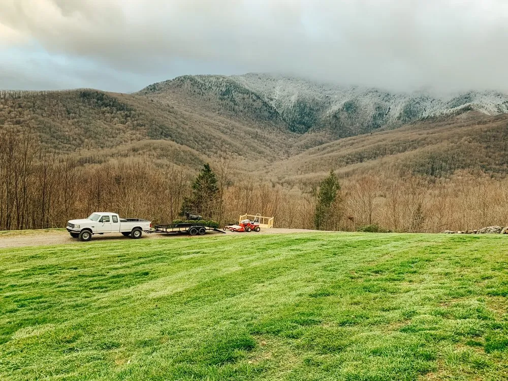 Custom yard cleanup service in Burnsville, NC by Boone’s Equipment Rental and Landscaping