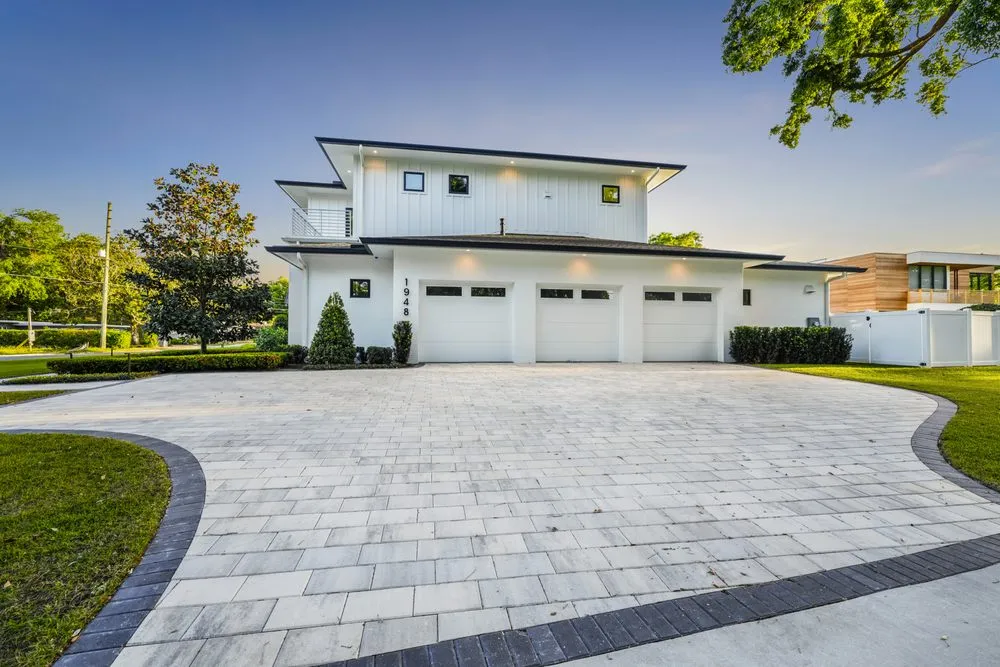 Local lawn mowing service for outdoor upgrades in Winter Park, FL by Booth's Cobblestones