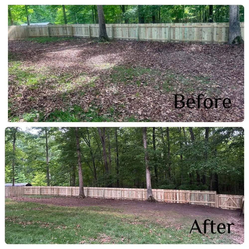 Custom landscape installation in Petersburg, VA by Booth's Landscaping