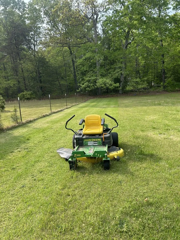 Expert lawn mowing service with custom design in Petersburg, VA by Booth's Landscaping