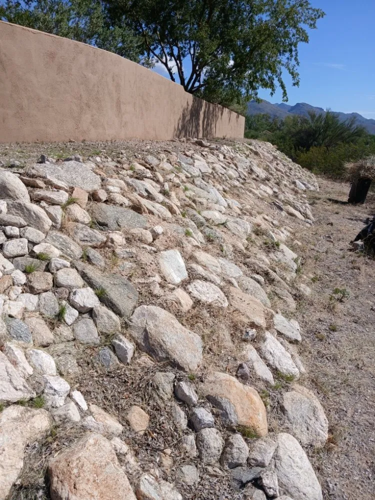 Professional landscape installation in Tucson, AZ by Boots and Truck