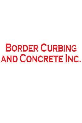 Border Curbing and Concrete Logo