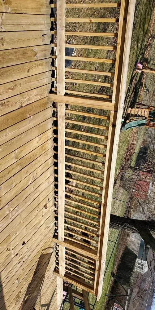 Custom landscape installation with custom design in Mansfield, OH by Borders Surface Cleaning