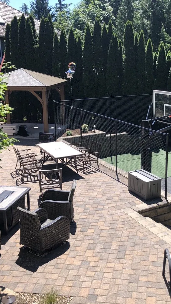 Custom yard maintenance with custom design in Salem, OR by Borlin Landscape Services