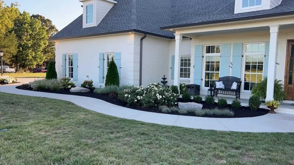 Custom residential landscaping with custom design in Christiana, TN by Boro Removal And More