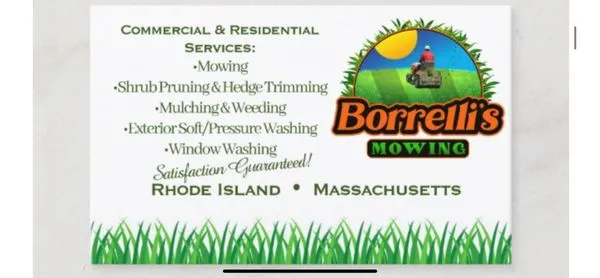 Borrellis Mowing Logo