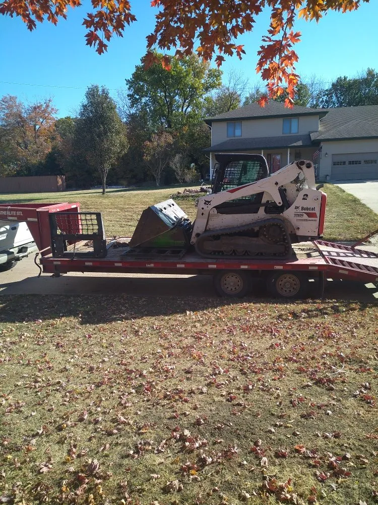 Professional yard maintenance with custom design in Tecumseh, NE by Borrenpohl Skid Steer