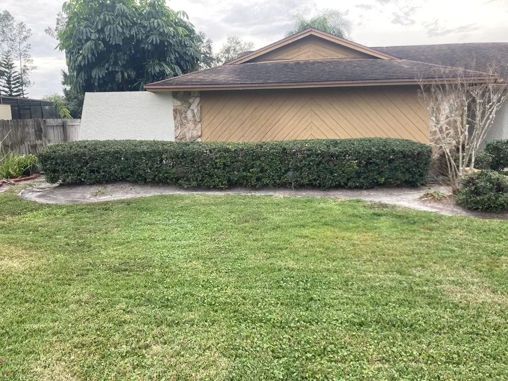 Affordable garden landscaping for residential properties in Tampa, FL by Bos Services