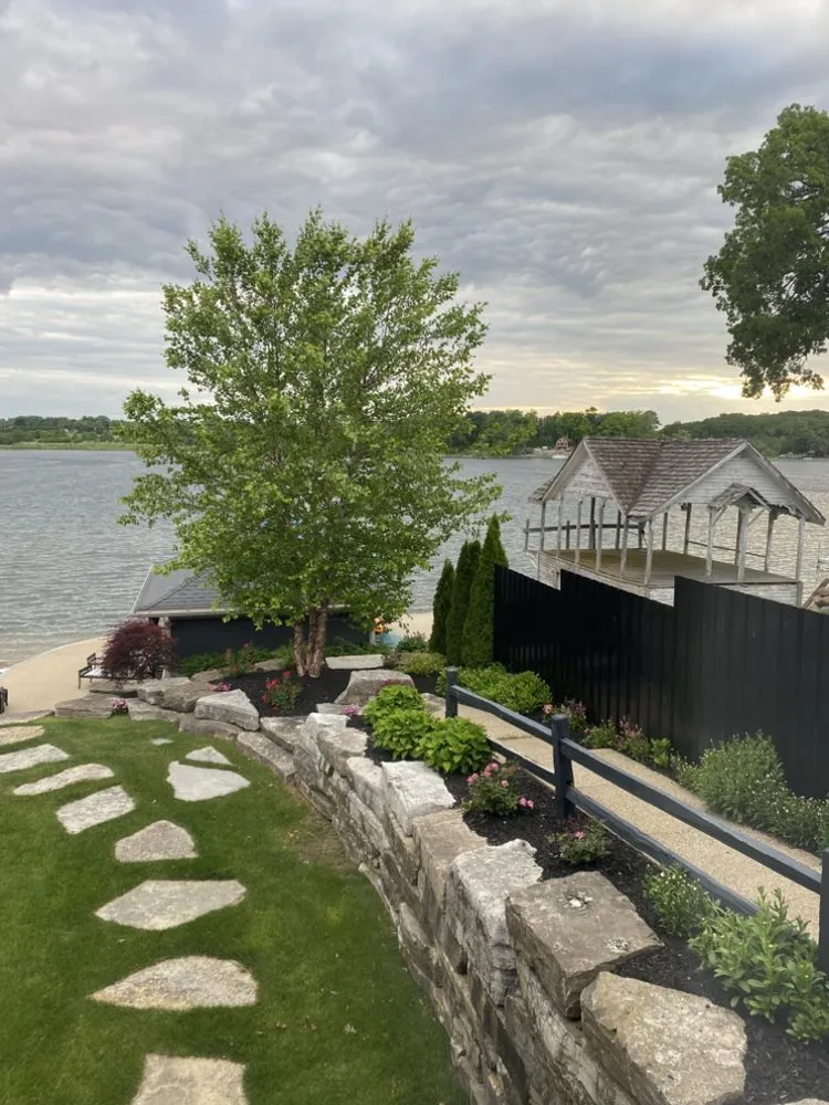 Professional landscape installation for beautiful yards in Waterford, MI by Boss Construction & Landscape Services