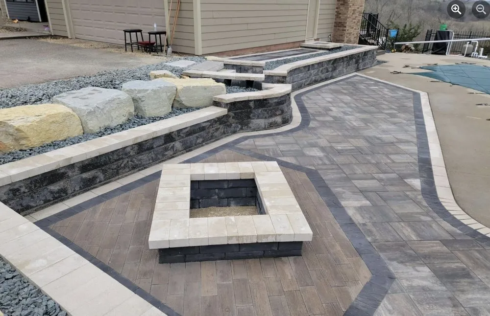 Professional lawn care service for year-round maintenance in North Branch, MN by Boss Construction