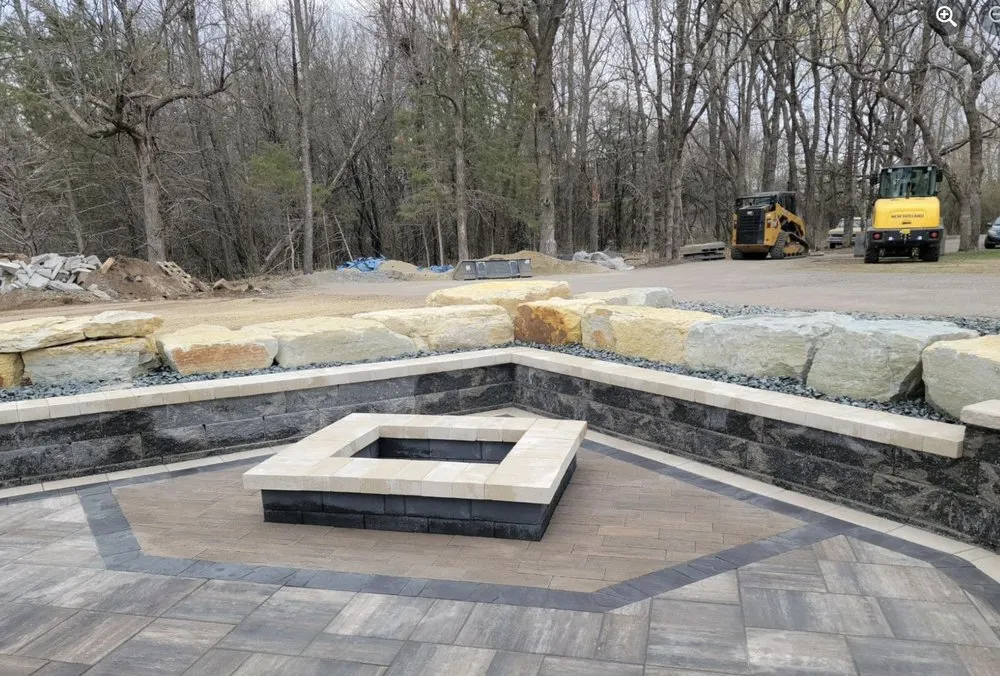 Top-rated garden landscaping in North Branch, MN by Boss Construction