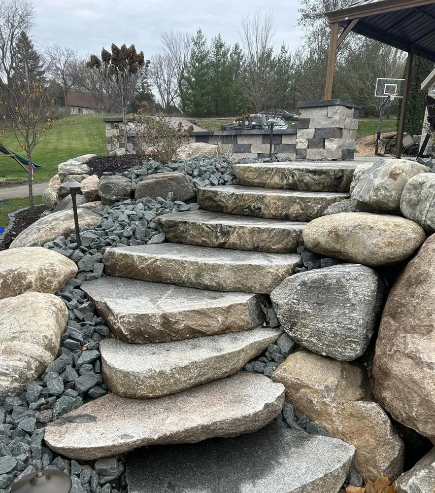 Top-rated garden landscaping experts serving North Branch, MN - Boss Construction