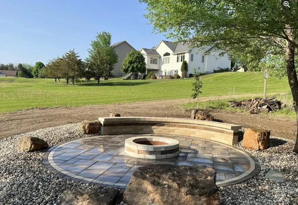 Custom outdoor landscaping near you across North Branch, MN - Boss Construction