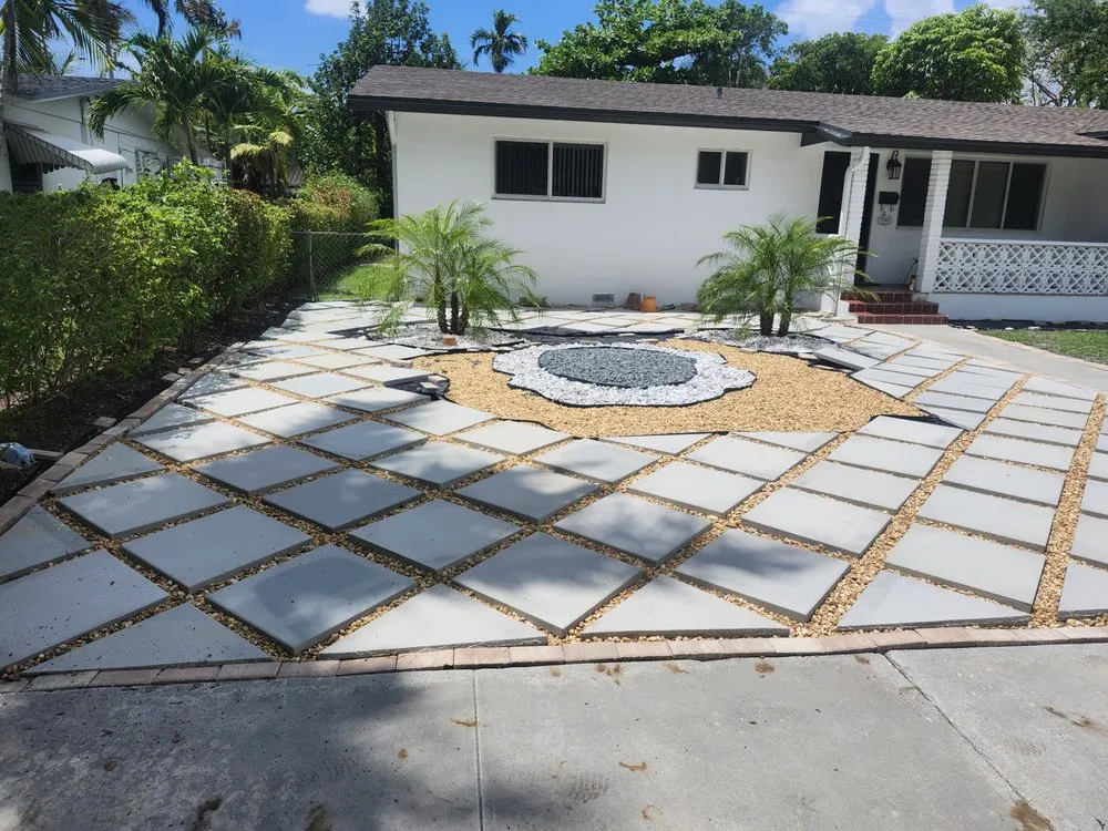 Custom residential landscaping with custom design across Miami, FL - Boss Dodo Landscaping