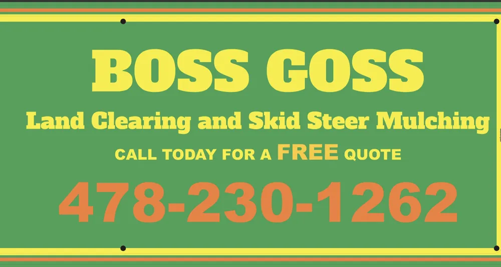 Professional residential landscaping in Hawkinsville, GA by Boss Goss Mulching and Land Service