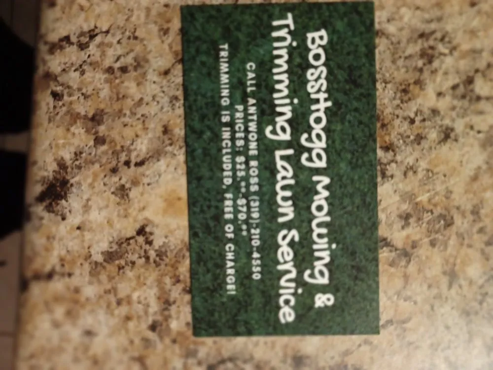 Professional lawn mowing service in Marion, IA - Boss Hogg Power Washing