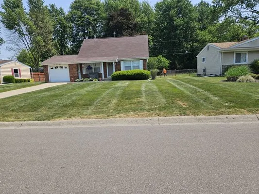Boss Lawn Care Service Logo