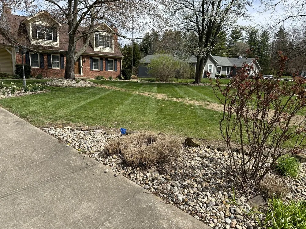 Professional lawn mowing service for year-round maintenance in Terre Haute, IN by Boss Pros Lawncare