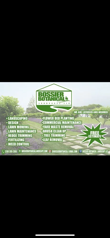 Local residential landscaping for year-round maintenance in Bossier City, LA by Bossier Botanical Landscape