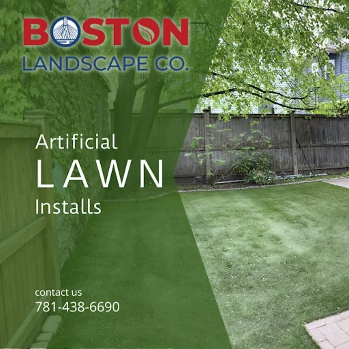 Custom landscape installation for homes in Stoneham, MA by Boston Landscape