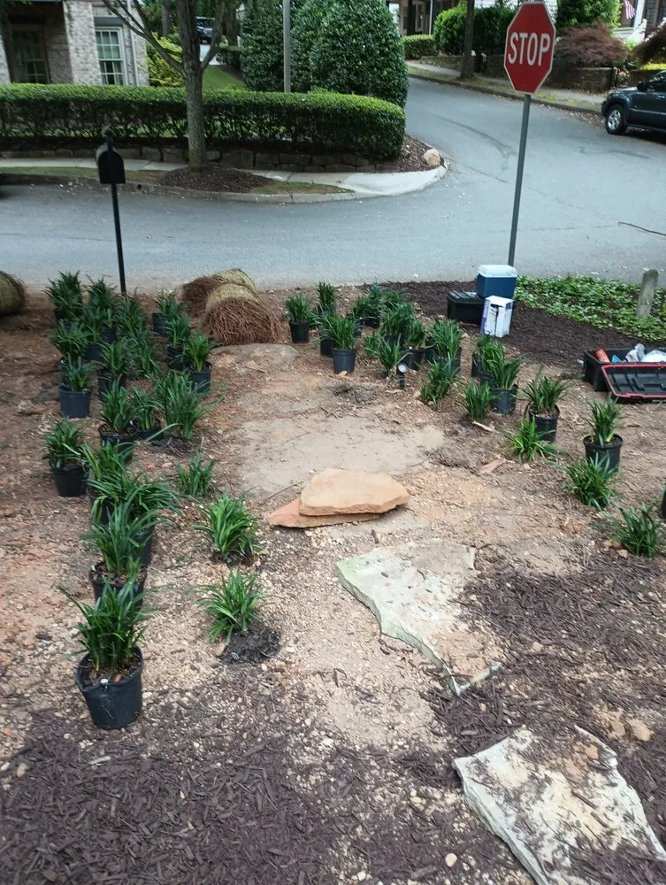 Local landscape installation in Maysville, GA - Boswell Outdoor Services