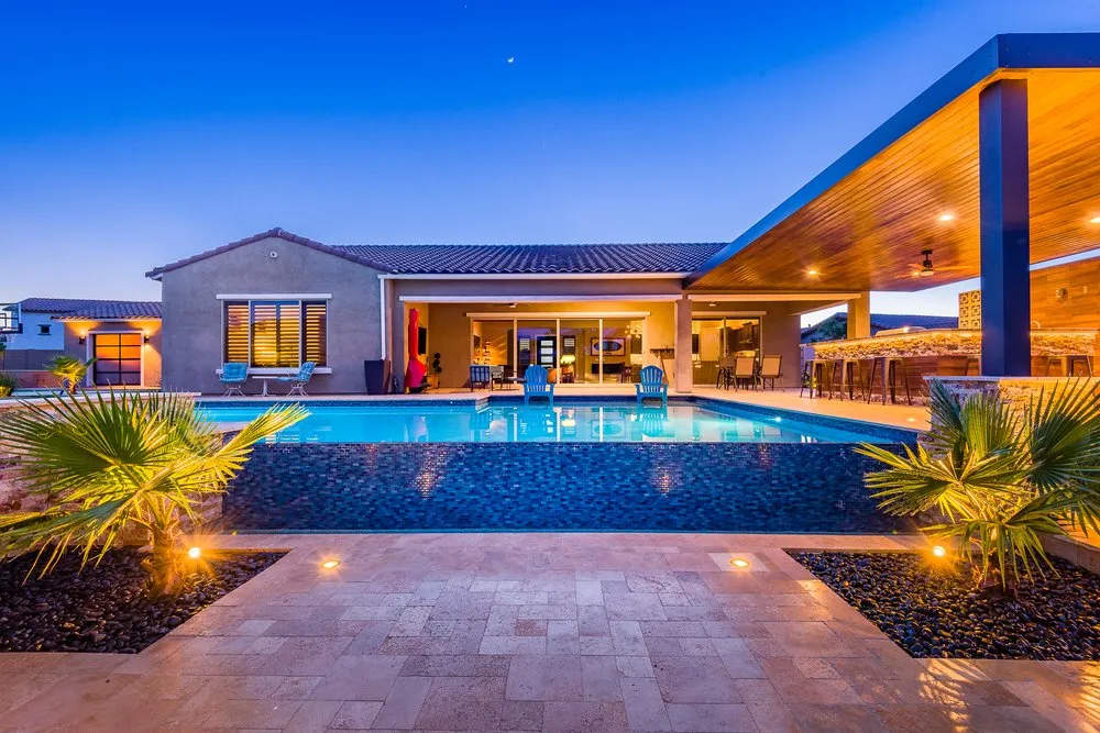 Professional yard maintenance with custom design in Scottsdale, AZ by Botanist of the Valley