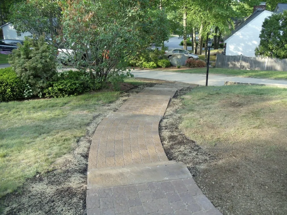 Professional garden landscaping for beautiful yards in Milford, MA by Boucher Landscaping