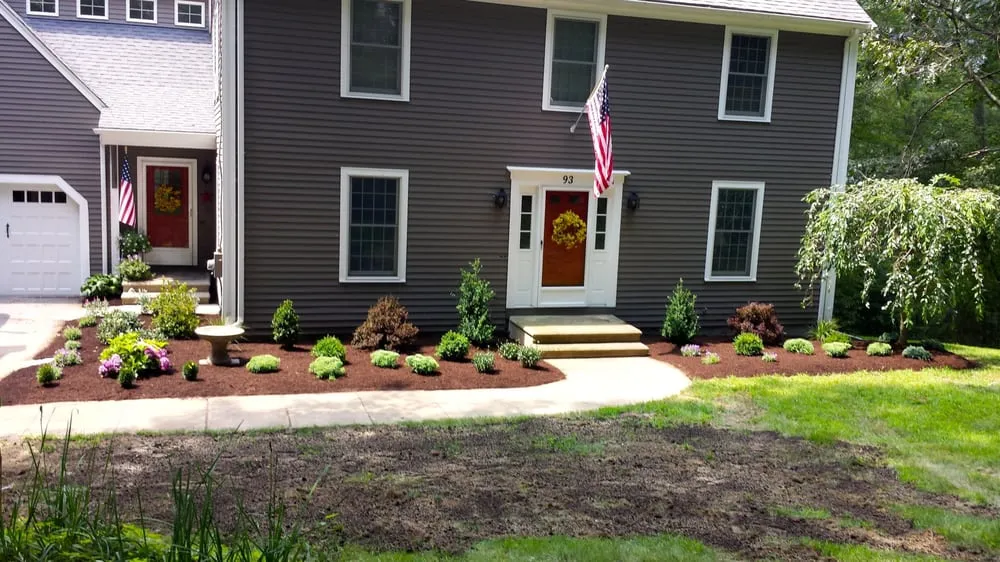 Top-rated residential landscaping near you in Milford, MA by Boucher Landscaping