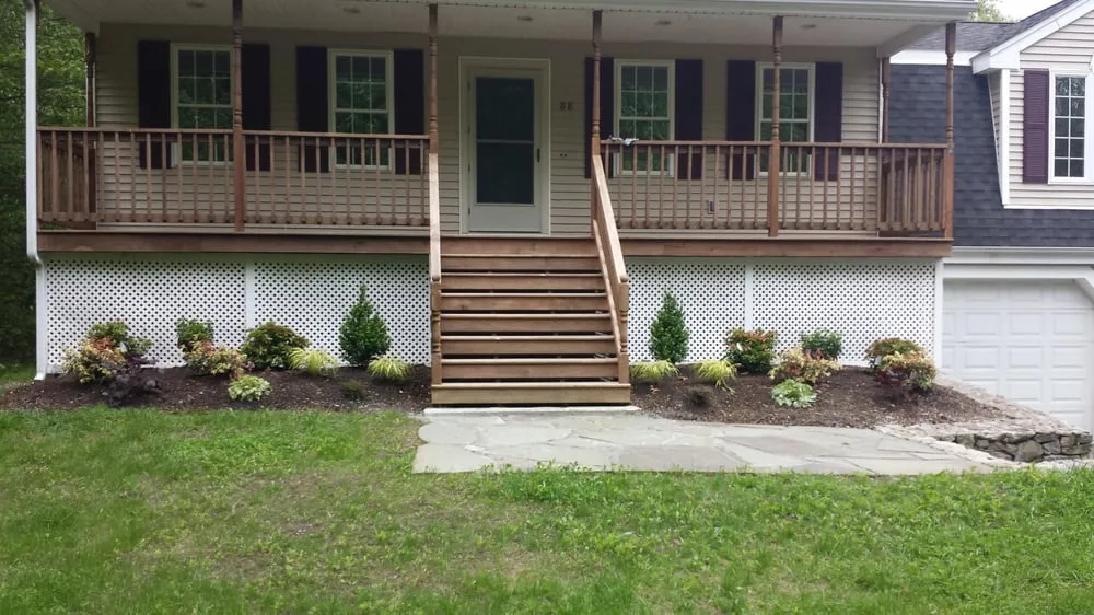 Trusted outdoor landscaping for beautiful yards in Milford, MA by Boucher Landscaping