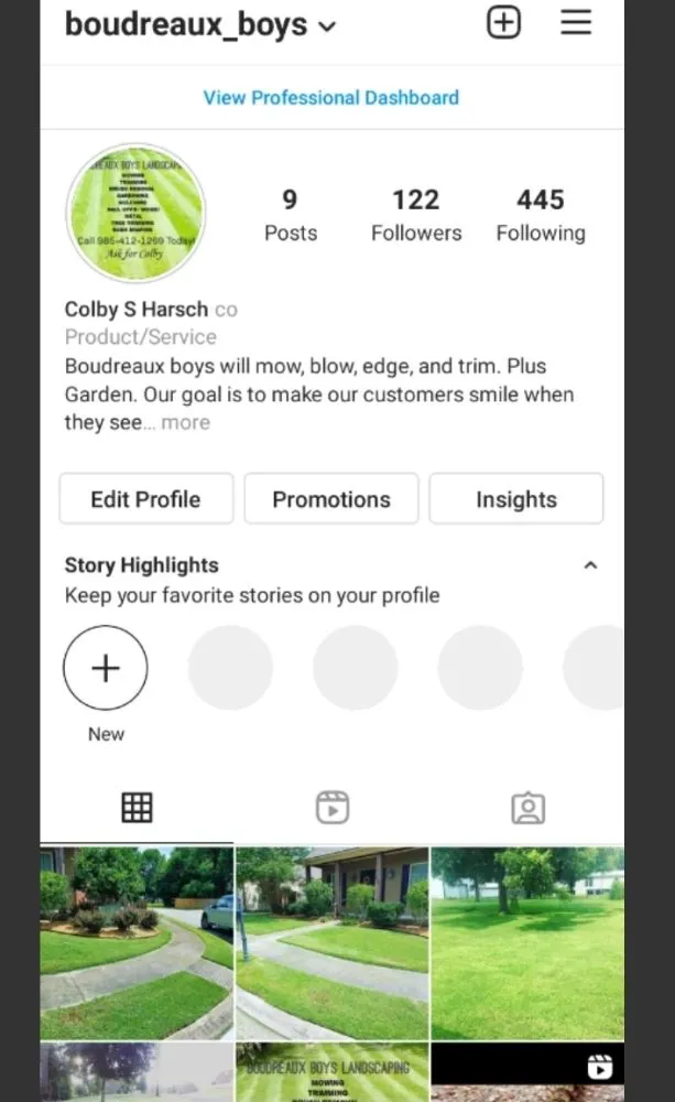 Professional lawn care service in Sunset, LA by Boudreaux boys landscape