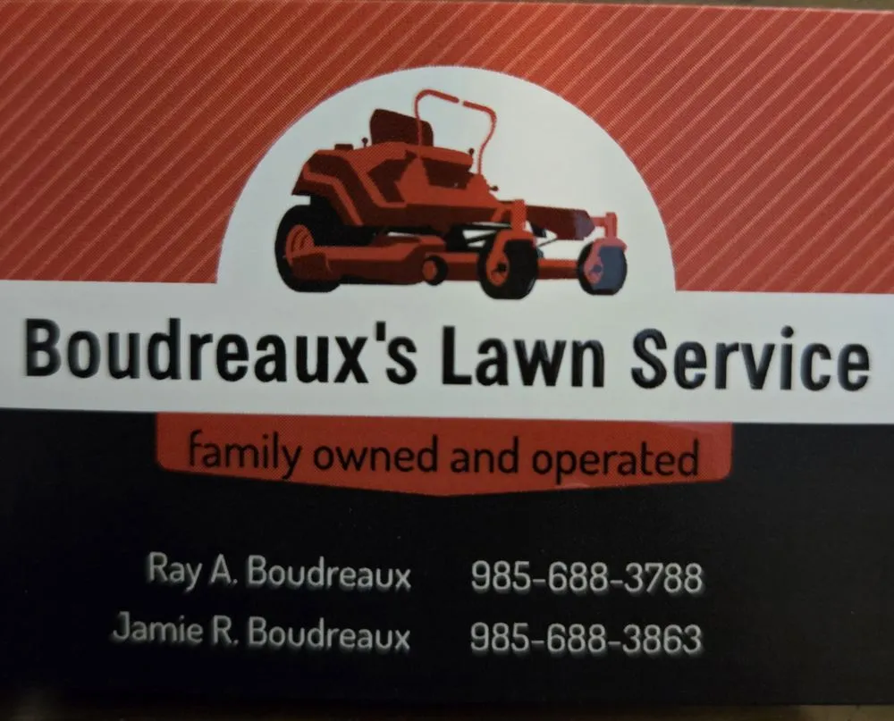 Affordable lawn mowing service in Houma, LA by Boudreaux's Lawn Service