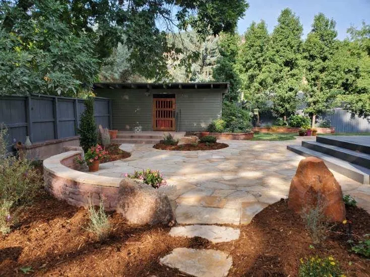 Custom yard cleanup service for beautiful yards in Boulder County, CO by Boulder Landscape and Design