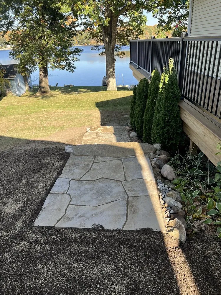 Trusted residential landscaping in Schoolcraft, MI - Boulder Landscape Construction