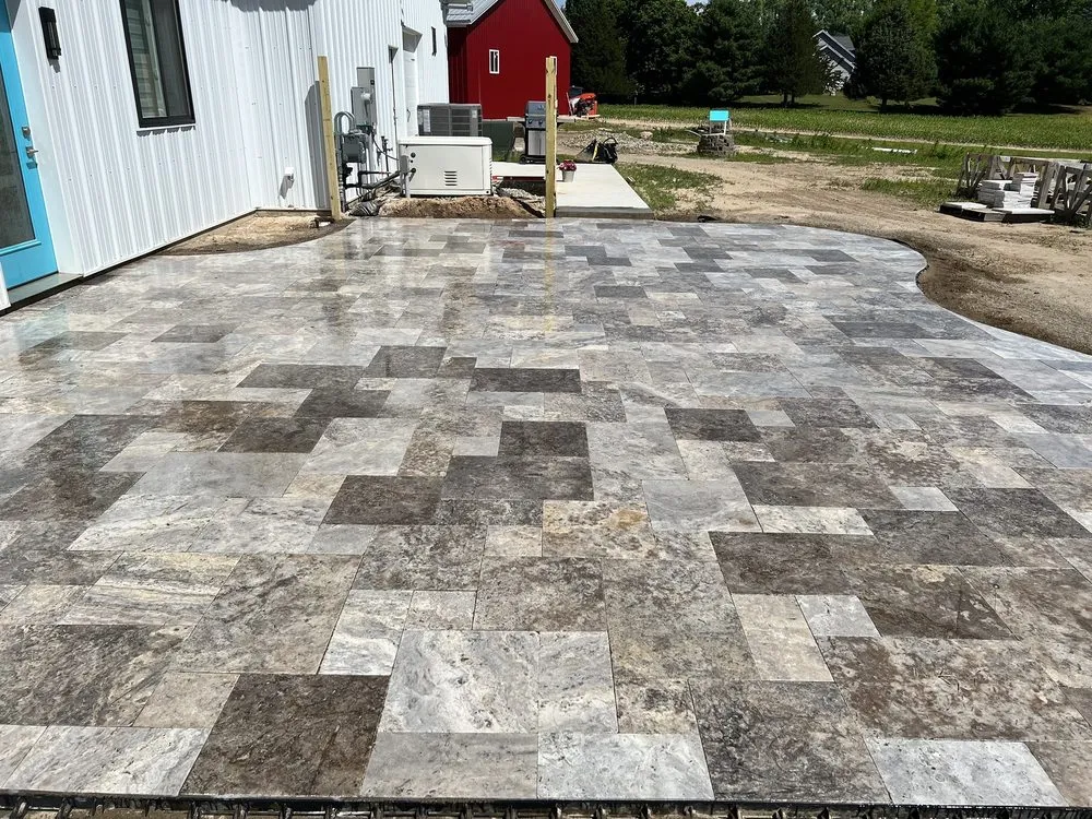 Custom lawn care service for residential properties across Schoolcraft, MI - Boulder Landscape Construction