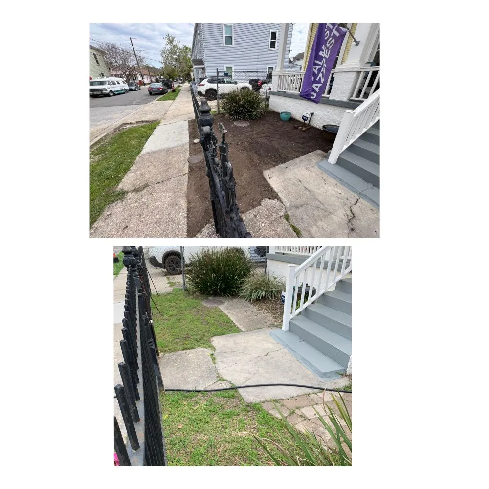 Custom landscape installation for outdoor upgrades in New Orleans, LA by Boundless Task-Force